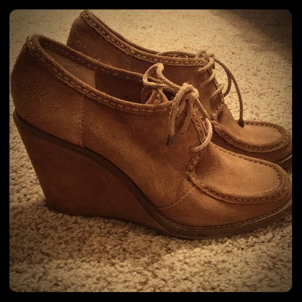 Frye Suede Wedges